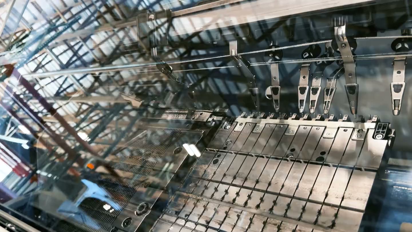 The knitting floor at Mulberry, Cleveland
